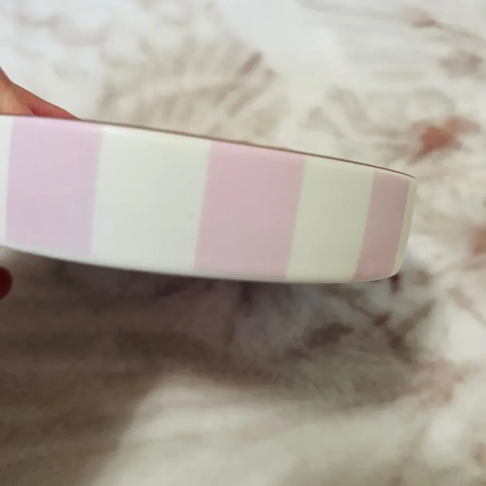 Juicy Couture Pink and White trinket tray